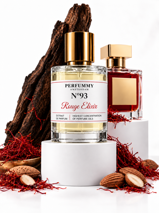 Nº 93 Rouge Elixir Inspired by Baccarat Rouge 540 | Amber Saffraan Extrait