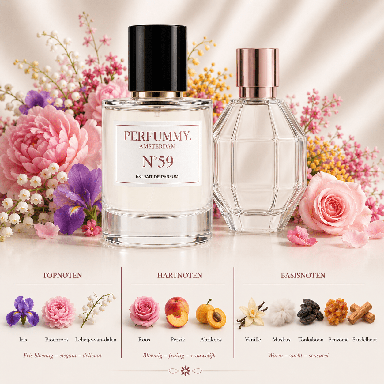 Nº 59 Flower Burst | Bloemig Oriental Parfum - PERFUMMY.