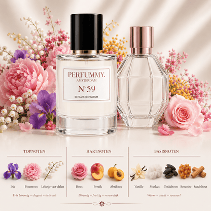 Nº 59 Flower Burst | Bloemig Oriental Parfum - PERFUMMY.