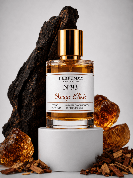 Nº 93 Baccarat - Rouge Elixer | Amber Saffraan Extrait - PERFUMMY.