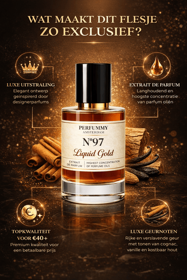[PRE - ORDER] Nº 97 Liquid Gold | Inspired by ANGEL SHARE - PERFUMMY.